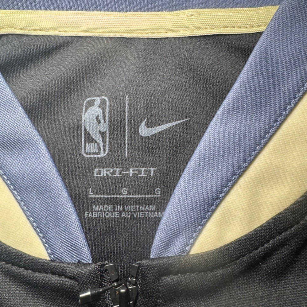 Nike NBA Dri-FIT Basketball Warm Up Jacket Black Yellow  Mens Large NWT - Picture 3 of 7